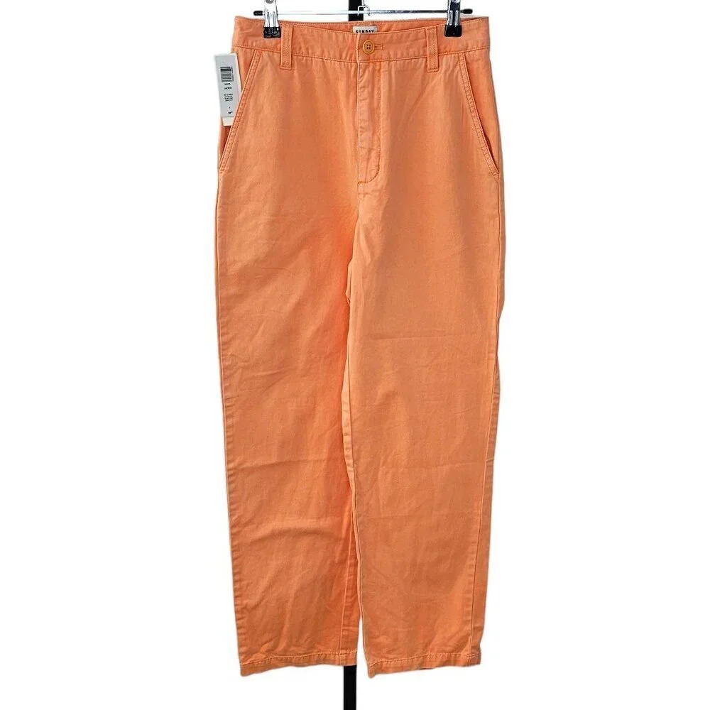 Aritzia Sunday Best Jaden Pant Size  4 High Waisted Chino Straight Leg